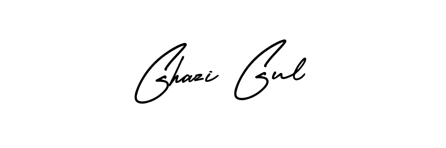 Make a beautiful signature design for name Ghazi Gul. Use this online signature maker to create a handwritten signature for free. Ghazi Gul signature style 3 images and pictures png