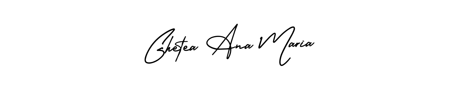 Check out images of Autograph of Ghetea Ana Maria name. Actor Ghetea Ana Maria Signature Style. AmerikaSignatureDemo-Regular is a professional sign style online. Ghetea Ana Maria signature style 3 images and pictures png