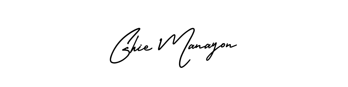 Best and Professional Signature Style for Ghie Manayon. AmerikaSignatureDemo-Regular Best Signature Style Collection. Ghie Manayon signature style 3 images and pictures png
