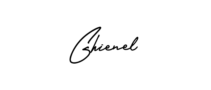 This is the best signature style for the Ghienel name. Also you like these signature font (AmerikaSignatureDemo-Regular). Mix name signature. Ghienel signature style 3 images and pictures png