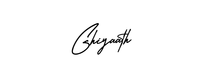 You can use this online signature creator to create a handwritten signature for the name Ghiyaath. This is the best online autograph maker. Ghiyaath signature style 3 images and pictures png