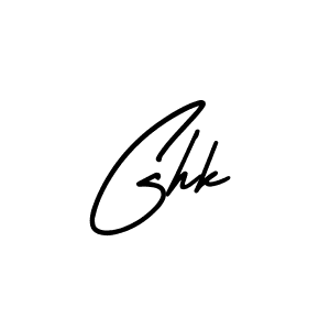 Ghk stylish signature style. Best Handwritten Sign (AmerikaSignatureDemo-Regular) for my name. Handwritten Signature Collection Ideas for my name Ghk. Ghk signature style 3 images and pictures png