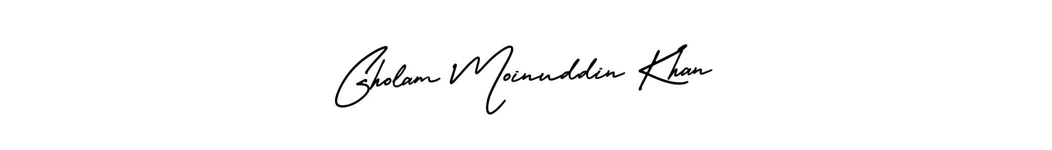 How to Draw Gholam Moinuddin Khan signature style? AmerikaSignatureDemo-Regular is a latest design signature styles for name Gholam Moinuddin Khan. Gholam Moinuddin Khan signature style 3 images and pictures png