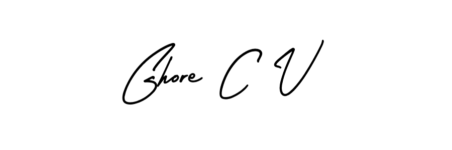 Here are the top 10 professional signature styles for the name Ghore C V. These are the best autograph styles you can use for your name. Ghore C V signature style 3 images and pictures png