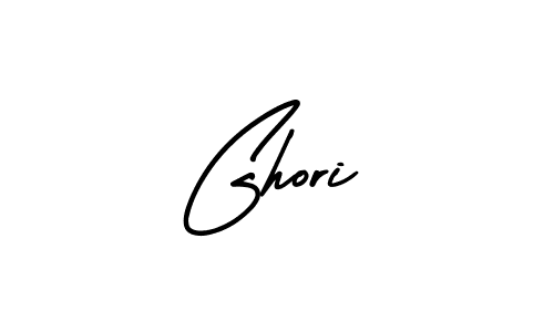 How to make Ghori name signature. Use AmerikaSignatureDemo-Regular style for creating short signs online. This is the latest handwritten sign. Ghori signature style 3 images and pictures png