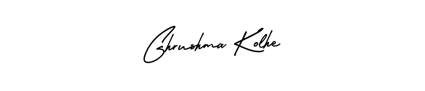 Best and Professional Signature Style for Ghrushma Kolhe. AmerikaSignatureDemo-Regular Best Signature Style Collection. Ghrushma Kolhe signature style 3 images and pictures png