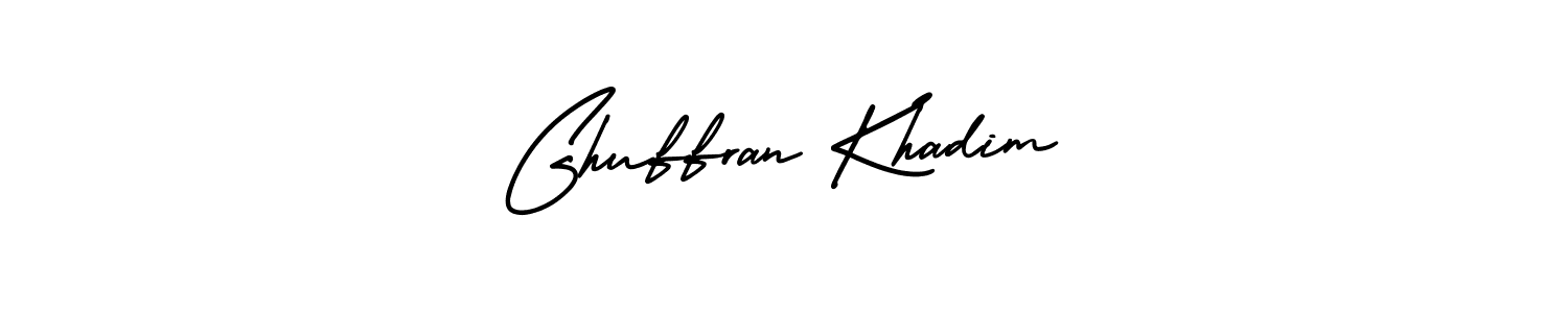 You can use this online signature creator to create a handwritten signature for the name Ghuffran Khadim. This is the best online autograph maker. Ghuffran Khadim signature style 3 images and pictures png