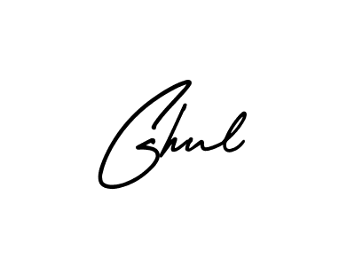Similarly AmerikaSignatureDemo-Regular is the best handwritten signature design. Signature creator online .You can use it as an online autograph creator for name Ghul. Ghul signature style 3 images and pictures png