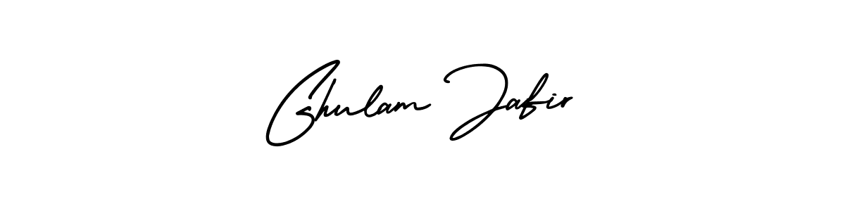 Make a beautiful signature design for name Ghulam Jafir. With this signature (AmerikaSignatureDemo-Regular) style, you can create a handwritten signature for free. Ghulam Jafir signature style 3 images and pictures png