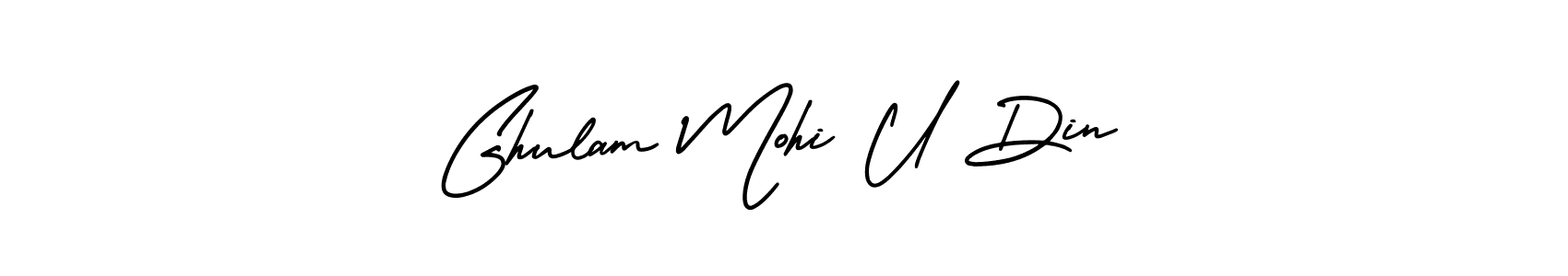 You can use this online signature creator to create a handwritten signature for the name Ghulam Mohi U Din. This is the best online autograph maker. Ghulam Mohi U Din signature style 3 images and pictures png