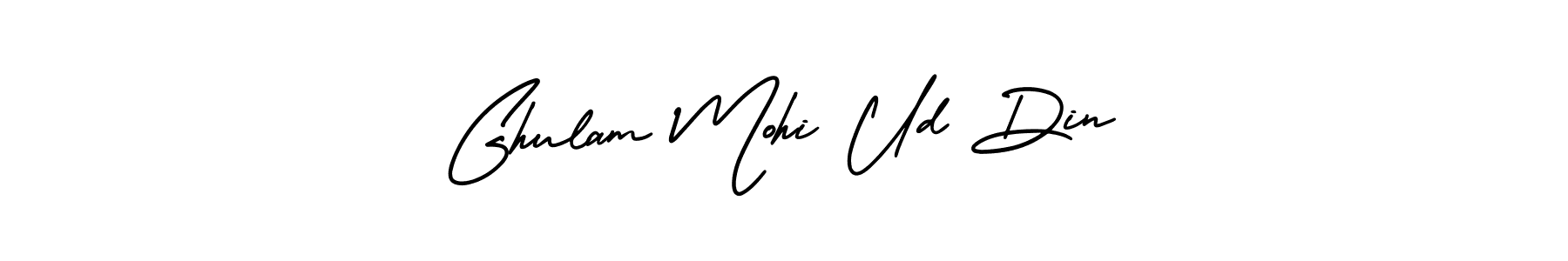 How to Draw Ghulam Mohi Ud Din signature style? AmerikaSignatureDemo-Regular is a latest design signature styles for name Ghulam Mohi Ud Din. Ghulam Mohi Ud Din signature style 3 images and pictures png