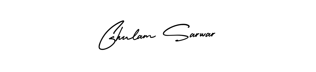 Make a beautiful signature design for name Ghulam Sarwar. With this signature (AmerikaSignatureDemo-Regular) style, you can create a handwritten signature for free. Ghulam Sarwar signature style 3 images and pictures png