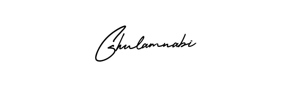 Make a beautiful signature design for name Ghulamnabi. With this signature (AmerikaSignatureDemo-Regular) style, you can create a handwritten signature for free. Ghulamnabi signature style 3 images and pictures png
