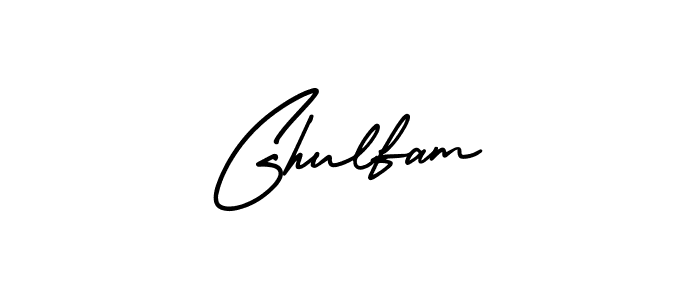 How to Draw Ghulfam signature style? AmerikaSignatureDemo-Regular is a latest design signature styles for name Ghulfam. Ghulfam signature style 3 images and pictures png