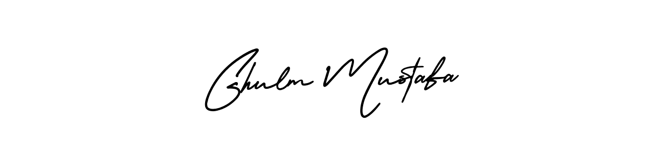 Design your own signature with our free online signature maker. With this signature software, you can create a handwritten (AmerikaSignatureDemo-Regular) signature for name Ghulm Mustafa. Ghulm Mustafa signature style 3 images and pictures png