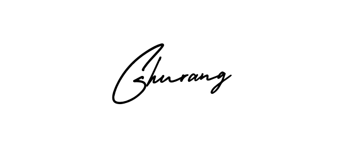 The best way (AmerikaSignatureDemo-Regular) to make a short signature is to pick only two or three words in your name. The name Ghurang include a total of six letters. For converting this name. Ghurang signature style 3 images and pictures png