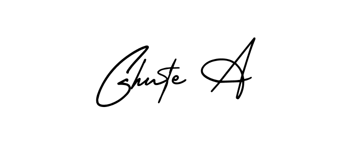 You can use this online signature creator to create a handwritten signature for the name Ghute A. This is the best online autograph maker. Ghute A signature style 3 images and pictures png