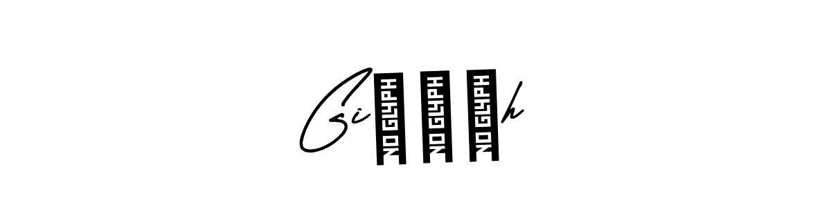 The best way (AmerikaSignatureDemo-Regular) to make a short signature is to pick only two or three words in your name. The name Giरीशh include a total of six letters. For converting this name. Giरीशh signature style 3 images and pictures png