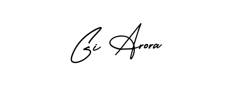 AmerikaSignatureDemo-Regular is a professional signature style that is perfect for those who want to add a touch of class to their signature. It is also a great choice for those who want to make their signature more unique. Get Gi Arora name to fancy signature for free. Gi Arora signature style 3 images and pictures png