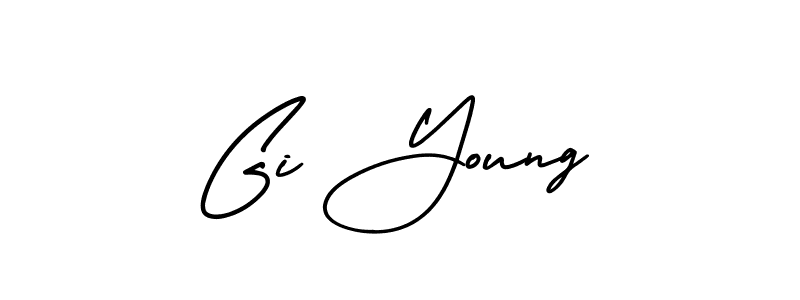 Also You can easily find your signature by using the search form. We will create Gi Young name handwritten signature images for you free of cost using AmerikaSignatureDemo-Regular sign style. Gi Young signature style 3 images and pictures png