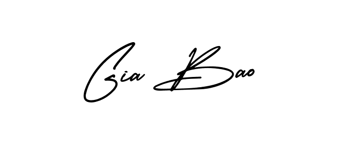 AmerikaSignatureDemo-Regular is a professional signature style that is perfect for those who want to add a touch of class to their signature. It is also a great choice for those who want to make their signature more unique. Get Gia Bao name to fancy signature for free. Gia Bao signature style 3 images and pictures png