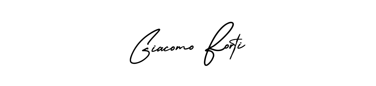 Also You can easily find your signature by using the search form. We will create Giacomo Forti name handwritten signature images for you free of cost using AmerikaSignatureDemo-Regular sign style. Giacomo Forti signature style 3 images and pictures png
