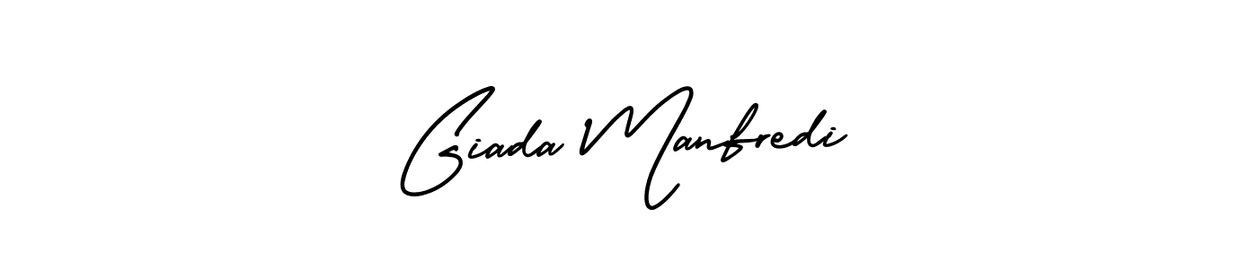 How to Draw Giada Manfredi signature style? AmerikaSignatureDemo-Regular is a latest design signature styles for name Giada Manfredi. Giada Manfredi signature style 3 images and pictures png