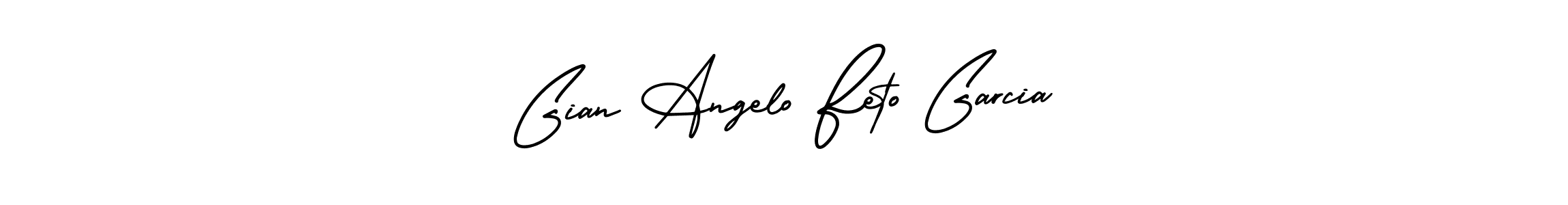 Also You can easily find your signature by using the search form. We will create Gian Angelo Feto Garcia name handwritten signature images for you free of cost using AmerikaSignatureDemo-Regular sign style. Gian Angelo Feto Garcia signature style 3 images and pictures png