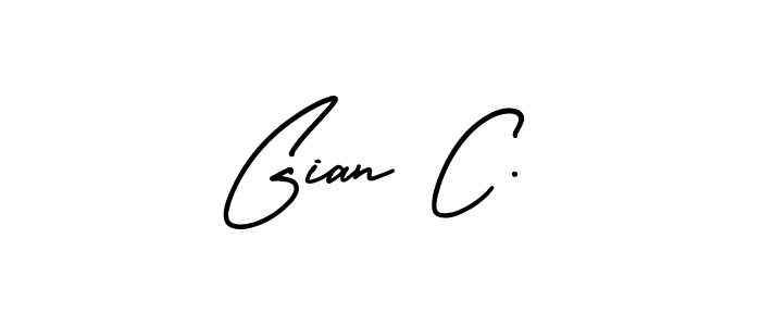 It looks lik you need a new signature style for name Gian C.. Design unique handwritten (AmerikaSignatureDemo-Regular) signature with our free signature maker in just a few clicks. Gian C. signature style 3 images and pictures png