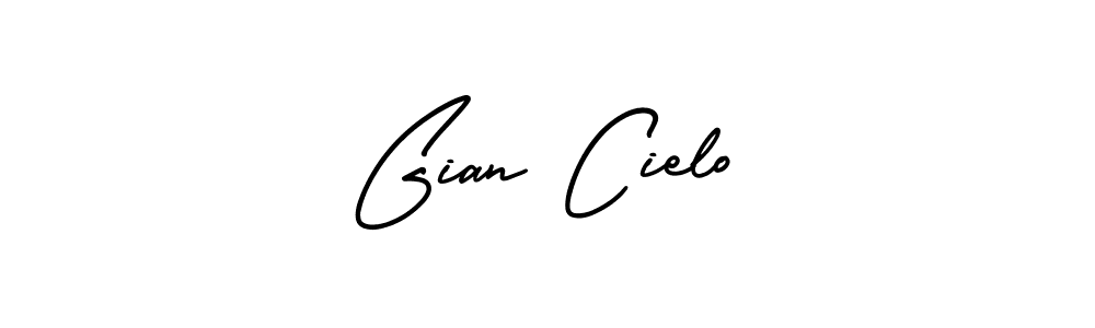 How to make Gian Cielo signature? AmerikaSignatureDemo-Regular is a professional autograph style. Create handwritten signature for Gian Cielo name. Gian Cielo signature style 3 images and pictures png