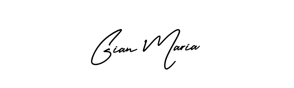 AmerikaSignatureDemo-Regular is a professional signature style that is perfect for those who want to add a touch of class to their signature. It is also a great choice for those who want to make their signature more unique. Get Gian Maria name to fancy signature for free. Gian Maria signature style 3 images and pictures png