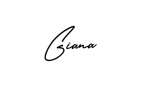 Design your own signature with our free online signature maker. With this signature software, you can create a handwritten (AmerikaSignatureDemo-Regular) signature for name Giana. Giana signature style 3 images and pictures png