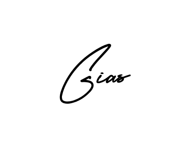 Design your own signature with our free online signature maker. With this signature software, you can create a handwritten (AmerikaSignatureDemo-Regular) signature for name Gias. Gias signature style 3 images and pictures png