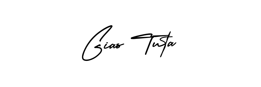 Make a beautiful signature design for name Gias Tuta. With this signature (AmerikaSignatureDemo-Regular) style, you can create a handwritten signature for free. Gias Tuta signature style 3 images and pictures png