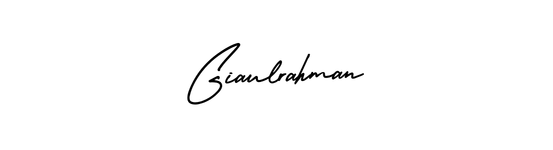 Also we have Giaulrahman name is the best signature style. Create professional handwritten signature collection using AmerikaSignatureDemo-Regular autograph style. Giaulrahman signature style 3 images and pictures png