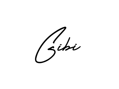 Make a beautiful signature design for name Gibi. With this signature (AmerikaSignatureDemo-Regular) style, you can create a handwritten signature for free. Gibi signature style 3 images and pictures png