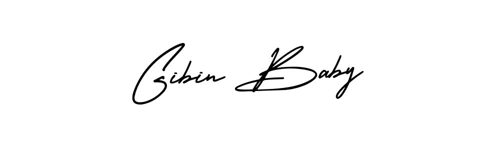 Best and Professional Signature Style for Gibin Baby. AmerikaSignatureDemo-Regular Best Signature Style Collection. Gibin Baby signature style 3 images and pictures png