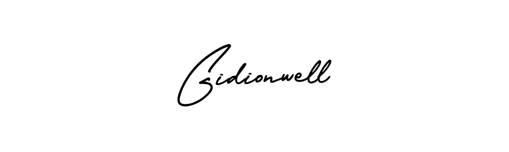 Best and Professional Signature Style for Gidionwell. AmerikaSignatureDemo-Regular Best Signature Style Collection. Gidionwell signature style 3 images and pictures png