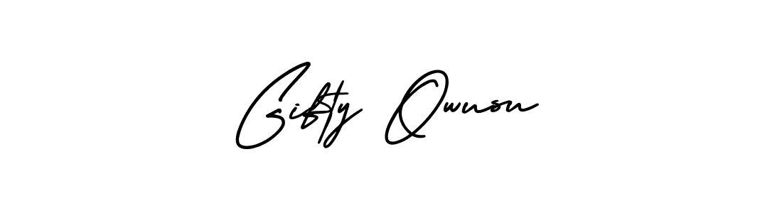 if you are searching for the best signature style for your name Gifty Owusu. so please give up your signature search. here we have designed multiple signature styles  using AmerikaSignatureDemo-Regular. Gifty Owusu signature style 3 images and pictures png