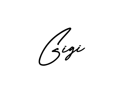 Gigi stylish signature style. Best Handwritten Sign (AmerikaSignatureDemo-Regular) for my name. Handwritten Signature Collection Ideas for my name Gigi. Gigi signature style 3 images and pictures png