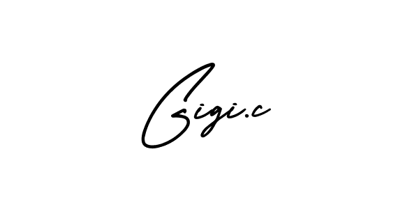 It looks lik you need a new signature style for name Gigi.c. Design unique handwritten (AmerikaSignatureDemo-Regular) signature with our free signature maker in just a few clicks. Gigi.c signature style 3 images and pictures png