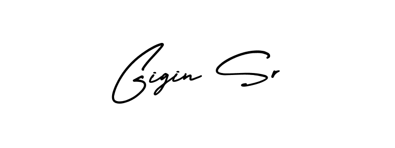 Use a signature maker to create a handwritten signature online. With this signature software, you can design (AmerikaSignatureDemo-Regular) your own signature for name Gigin Sr. Gigin Sr signature style 3 images and pictures png