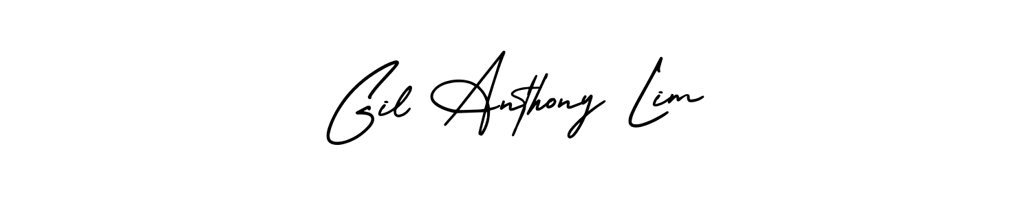 Here are the top 10 professional signature styles for the name Gil Anthony Lim. These are the best autograph styles you can use for your name. Gil Anthony Lim signature style 3 images and pictures png