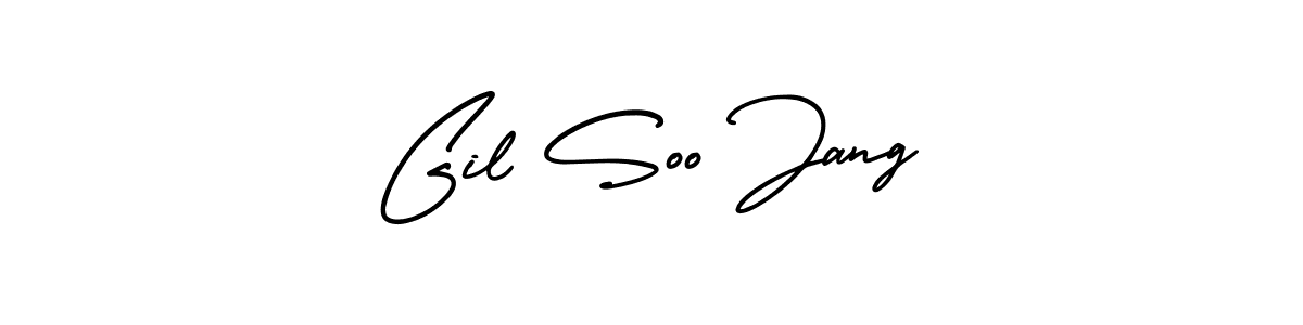 It looks lik you need a new signature style for name Gil Soo Jang. Design unique handwritten (AmerikaSignatureDemo-Regular) signature with our free signature maker in just a few clicks. Gil Soo Jang signature style 3 images and pictures png