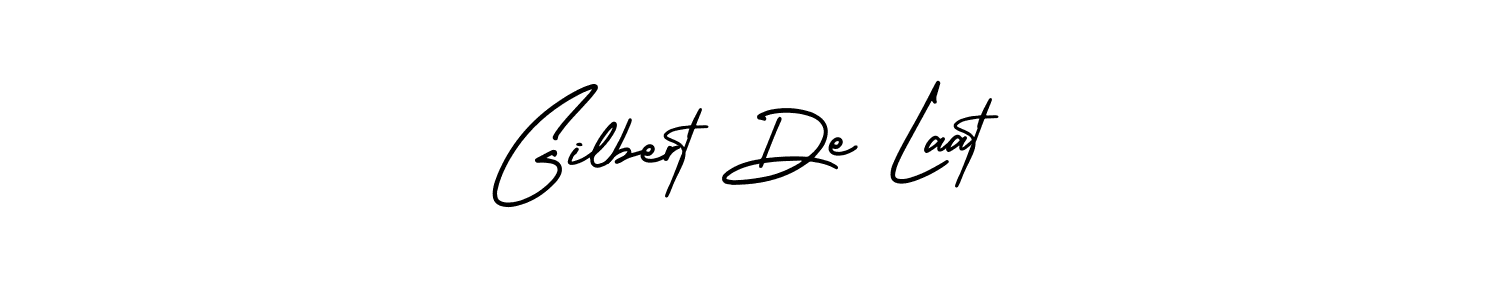 How to make Gilbert De Laat name signature. Use AmerikaSignatureDemo-Regular style for creating short signs online. This is the latest handwritten sign. Gilbert De Laat signature style 3 images and pictures png