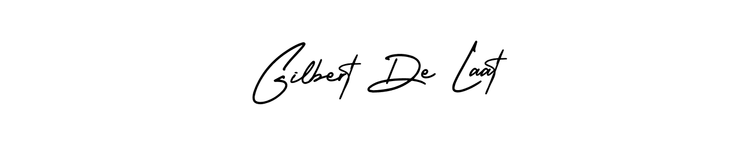 How to make Gilbert De Laat name signature. Use AmerikaSignatureDemo-Regular style for creating short signs online. This is the latest handwritten sign. Gilbert De Laat signature style 3 images and pictures png