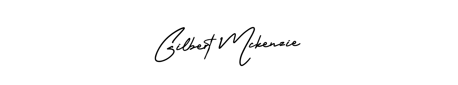 It looks lik you need a new signature style for name Gilbert Mckenzie. Design unique handwritten (AmerikaSignatureDemo-Regular) signature with our free signature maker in just a few clicks. Gilbert Mckenzie signature style 3 images and pictures png