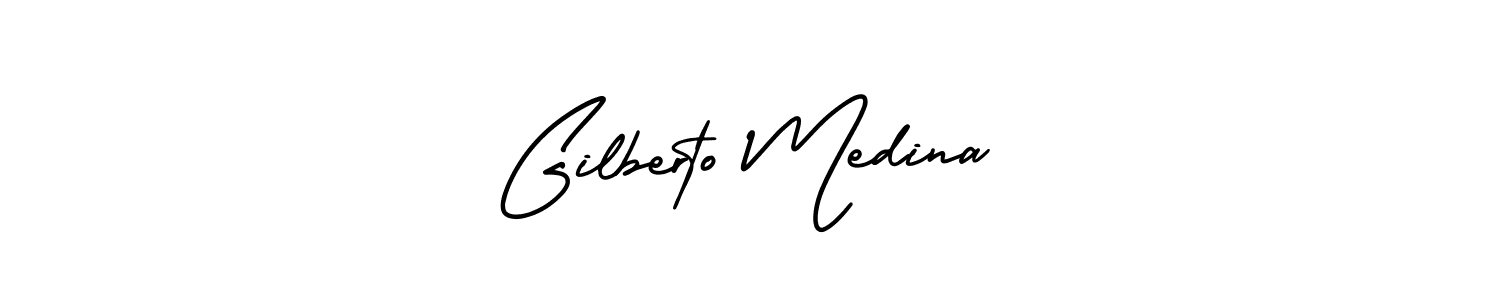 This is the best signature style for the Gilberto Medina name. Also you like these signature font (AmerikaSignatureDemo-Regular). Mix name signature. Gilberto Medina signature style 3 images and pictures png