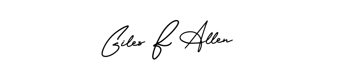 How to Draw Giles F Allen signature style? AmerikaSignatureDemo-Regular is a latest design signature styles for name Giles F Allen. Giles F Allen signature style 3 images and pictures png