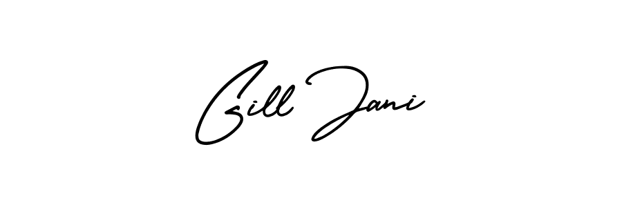 Make a beautiful signature design for name Gill Jani. Use this online signature maker to create a handwritten signature for free. Gill Jani signature style 3 images and pictures png